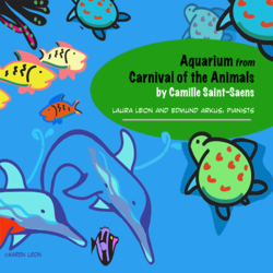cover of Aquarium from Carnival of the Animals by Camille Saint-Saens
