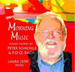 cover of MORNING MUSIC: Piano Works by Peter Schickele and P.D.Q. Bach